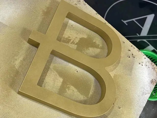 3D letters in Estepona - Rótulos Eco Print