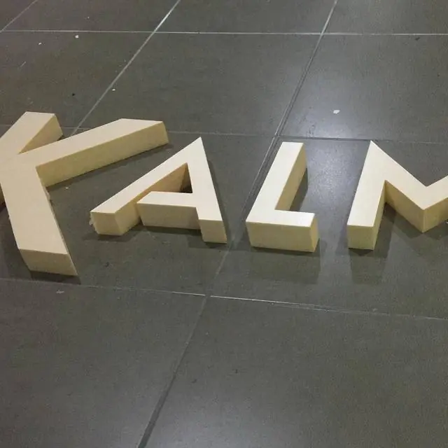 3D letters on the Costa del Sol - Rótulos Eco Print