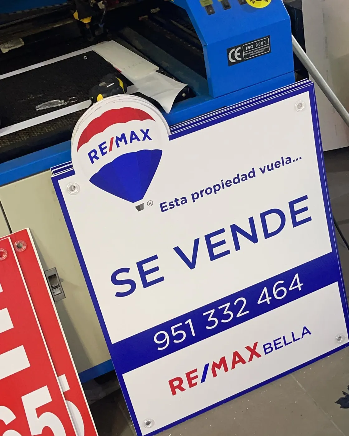 Estate agent signs - client work 3 - Rótulos Eco Print