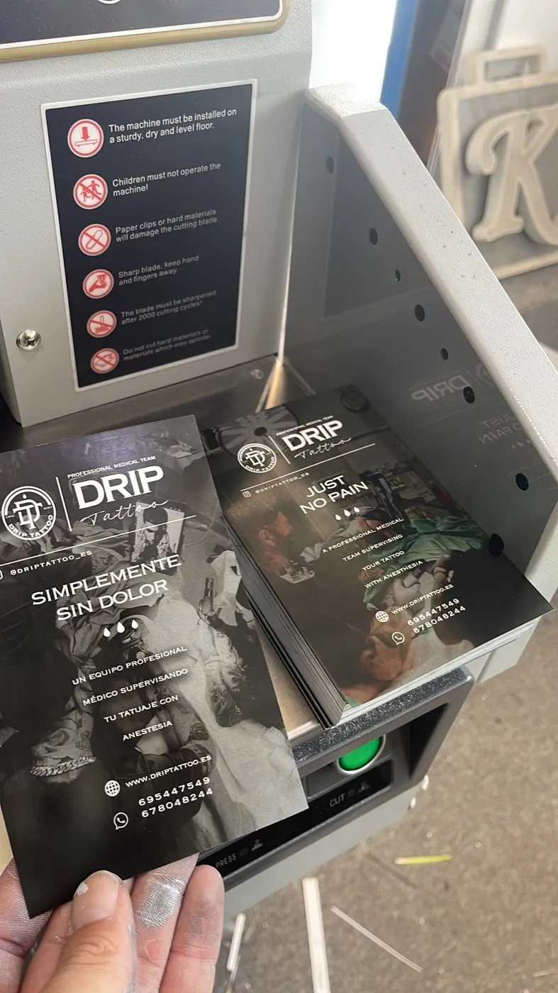 Flyers - client work 2 - Rótulos Eco Print